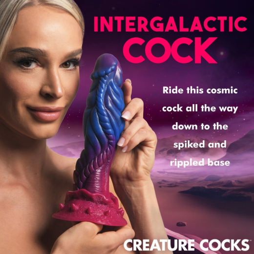 Alien-Dildo m. Saugfuss Intruder Silikon Fantasie-Dildo mit hartem innerem Kern von CREATURE COCKS günstig kaufen