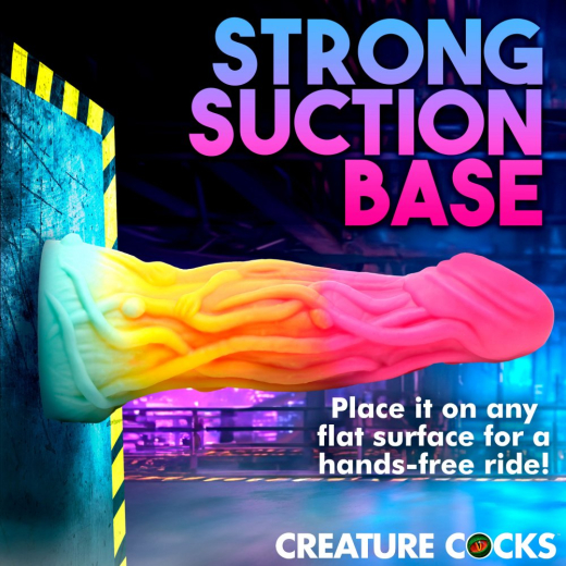 Alien-Dildo m. Saugfuss Shape Shifter Silikon multicolor Fantasie-Penisdildo von CREATURE COCKS günstig kaufen