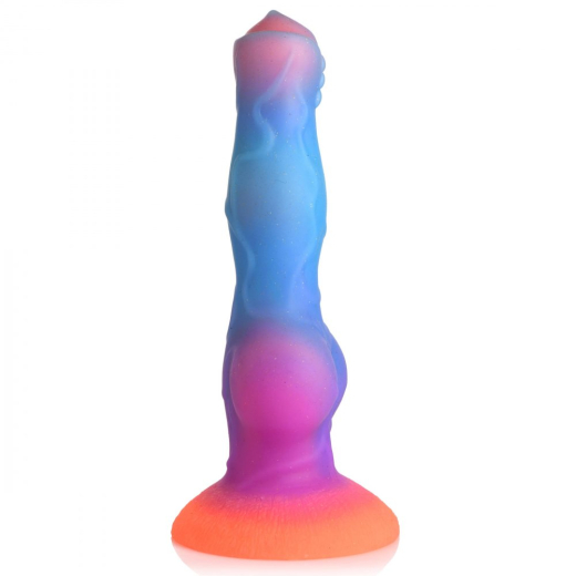 Alien-Dildo m. Saugfuss Space Cock fluoreszierend Silikon Glow-in-the-Dark Penisdildo von CREATURE COCKS kaufen