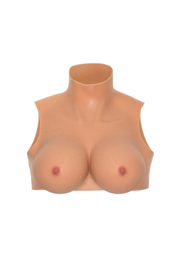Alter Ego Wearable Breasts Crop Top Cup D artificial Breasts Silicone-Top high Neck stretchable for Crossdressers buy