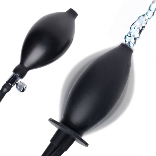 Enema Butt Plug inflatable w. Hose Clean Stream