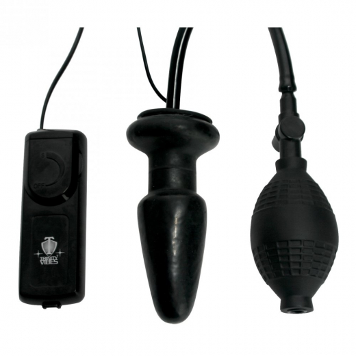 Anal Plug aufblasbar m. Vibration Wonder Ball