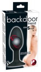 Anal-Plug m. rotierender Kugel Backdoor Friend small