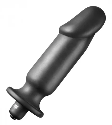 Anal-Plug m. Vibration Silikon Tom-of-Finland