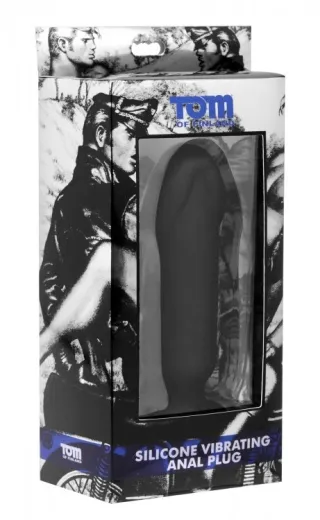 Anal-Plug m. Vibration Silikon Tom-of-Finland