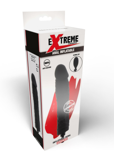 Analdildo aufblasbar Inflatable Dong Silikon mit Ballpumpe & Ablassventil von HIDDEN DESIRE günstig kaufen