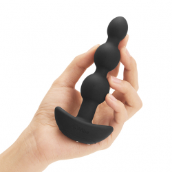 Analkette m. Vibration & Fernsteuerung B-Vibe Triplet schwarz