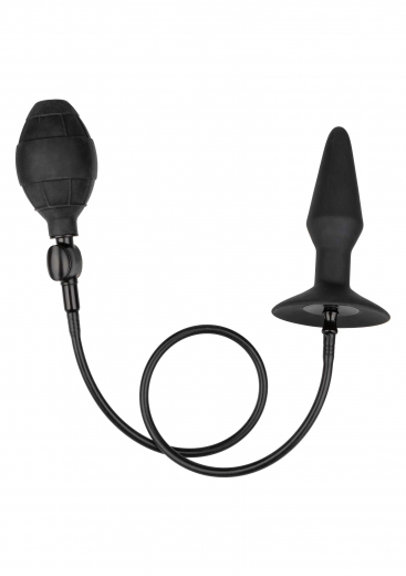 Plug anal gonflable avec tuyau amovible silicone medium