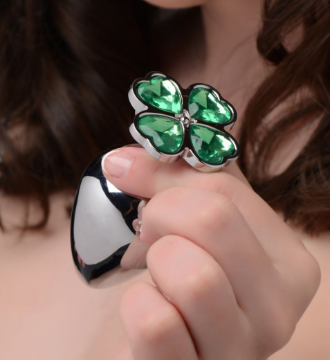 Butt Plug Lucky Clover Aluminium small