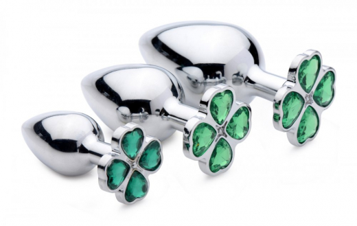 Butt Plug Lucky Clover Aluminium small