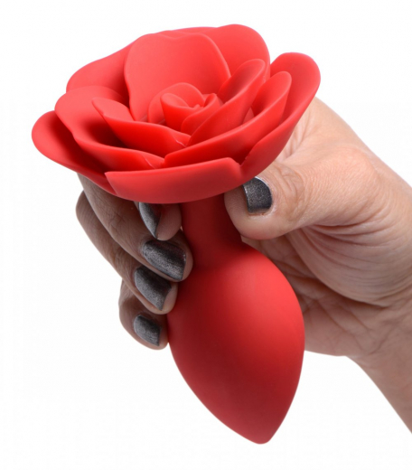 Plug anal Rose silicone Booty Bloom large