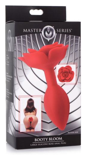 Plug anal Rose silicone Booty Bloom large