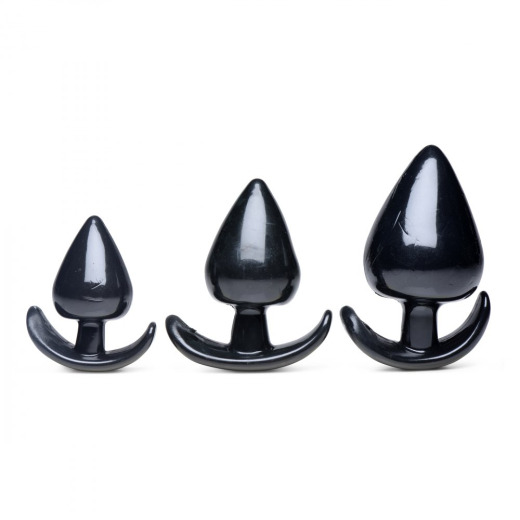 Analplug Set Triple Spades TPE