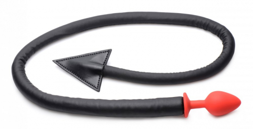 Butt-Plug Silicone Devil Tail & Horns