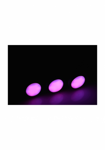 Plug anal avec vibration & LED rechargeable silicone medium