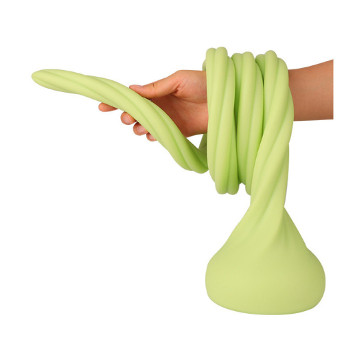 Analschlange extrem Deepleasure Silikon 150x3.5cm haut in spiralförmiger Form mit Saugfuss günstig kaufen