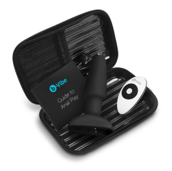 Analvibrator B-Vibe Rimming Plug-2 m. Fernsteuerung schwarz