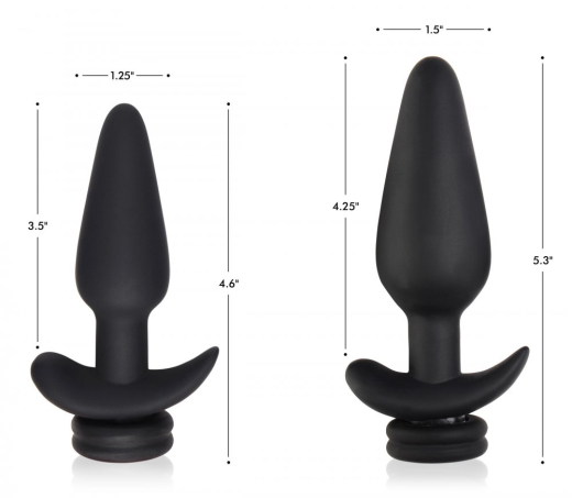 Anal Vibrator w. Remote & exchangeable Bunny white large vibrating Butt Plug 3 Speed 4 Mode recharge by TAILZ cheap
