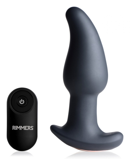 Analvibrator m. Fernsteuerung Rimmers Gyro-M curved aufladbar per USB Vibro-Silikonplug von RIMMERS günstig kaufen