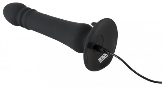 Analvibrator m. Stossfunktion & Fernsteuerung Anal Thruster Silikon