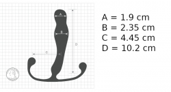 Aneros Eupho Trident Prostata Stimulator klein & schlank agilstes & reaktionsfähigstes Prostatamassagegerät kaufen
