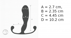 Aneros Helix Trident Prostate Stimulator for Beginners & advanced Users w. Trident-W-Arms & Acupressure Heads buy