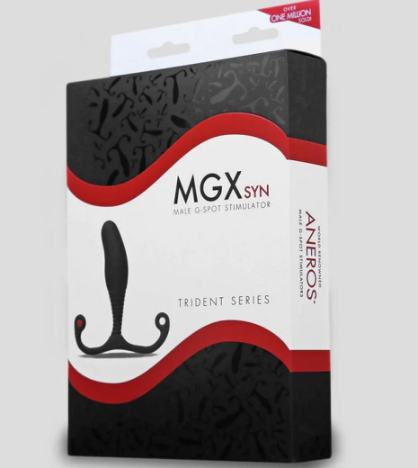 Aneros MGX Syn Trident Prostata Stimulator schwarz flexible Perineumstimulator-Arme gerippt von ANEROS kaufen