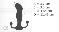 Aneros Progasm ICE Prostata Stimulator schwarz mit Perineum & Kundalini Massage-Arm von ANEROS günstig kaufen