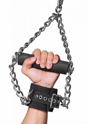 Suspension Cuffs w. Chains & Handles Nubuck
