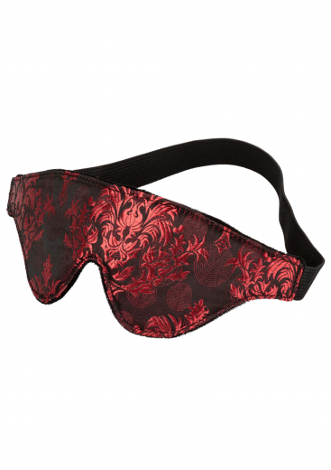 Augenmaske rot-schwarz Scandal Blackout Eye Mask