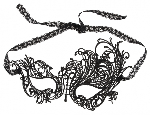 Eye Mask Embroidery asymmetrical