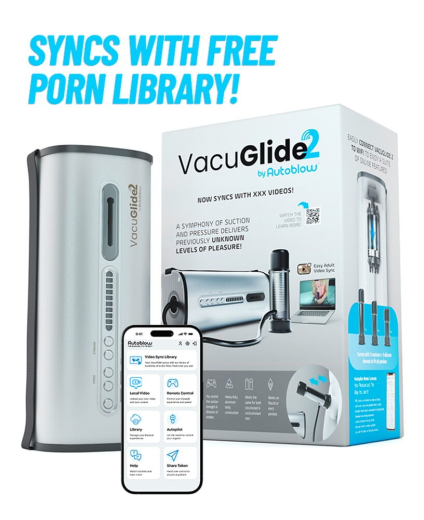 Autoblow VacuGlide 2.0 Masturbator Melkmaschine m. App flüsterleise 20-200 Schübe pro Minute günstig kaufen