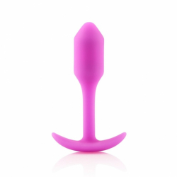 B-Vibe Snug Plug 1 Analplug m. Innengewicht fuchsia