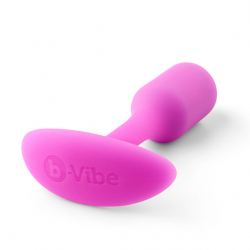B-Vibe Snug Plug 1 weighted Butt-Plug fuchsia small seamless Silicone 2cm Diameter for long-term Wear by B-VIBE buy