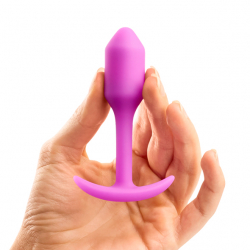 B-Vibe Snug Plug 1 weighted Butt-Plug fuchsia small 2cm Diameter for Anal-Sex Beginners by B-VIBE buy cheap