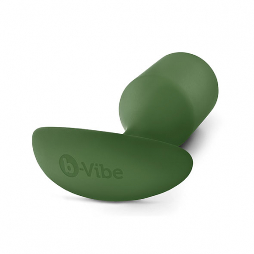 B-Vibe Snug Plug 4 Analplug m. Innengewichten grün Silikonplug rotierende Kugeln im Kopf kaufen