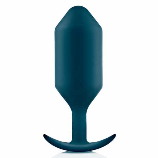 B-Vibe Snug Plug 6 Plug anal avec poids intérieurs marine