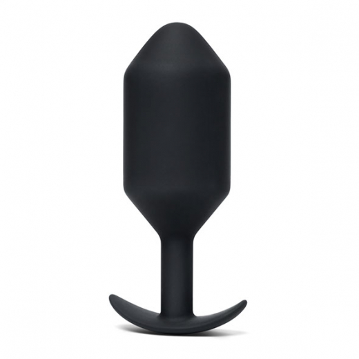 B-Vibe Snug Plug 7 weighted Butt-Plug black 2 rotating inner Balls 6.35cm Diameter 600g f. Advanced Users buy cheap