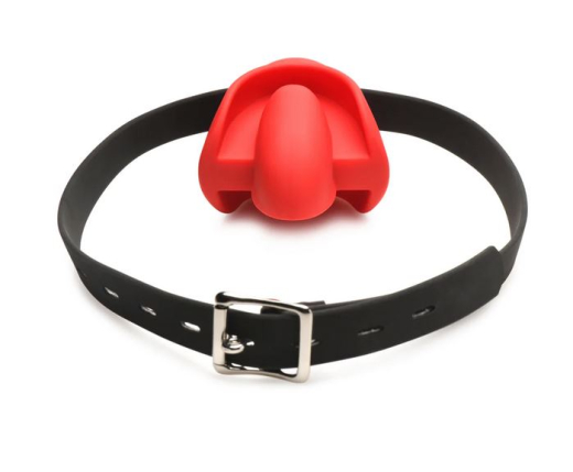 Ballknebel XXL extrem Gag Order abschliessbar Silikon m. ergonomischem zahnfreundlichem Mundstück kaufen