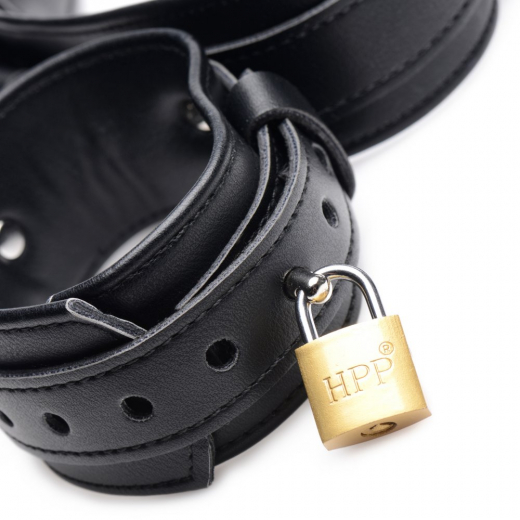 Bein-Hand-Fussfesseln Kunstleder Frog Tie