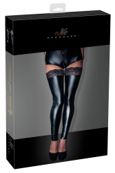 Beinstulpen Wetlook m. Spitze selbsthaftend