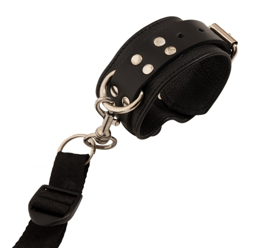 Bett Fesselset m. Ledermanschetten ZADO