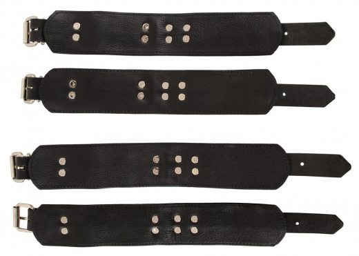 Bett Fesselset m. Ledermanschetten ZADO