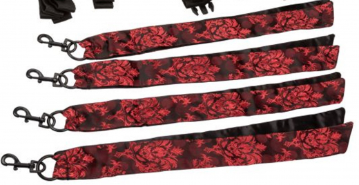 CalExotics Scandal 8 Points Bed Restraints Brocade Look