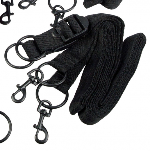 Bettfesselset Brokat-Look Scandal Bed Restraints