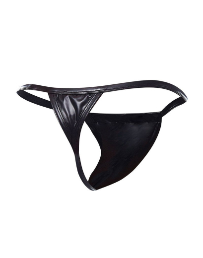 BL4CK by C4M Boost String schwarz schimmernd leicht & elastisch G-String mit Glanz von CUT4MEN günstig kaufen