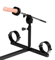 Boden Pranger m. Dildo-Stange & Bauchstütze