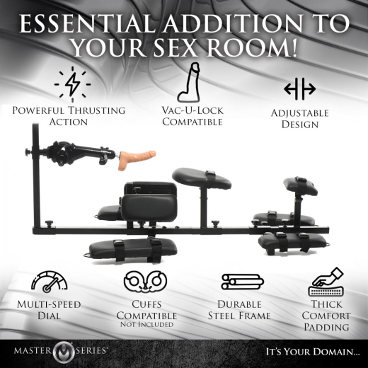 Bodenpranger m. Fickmaschine Subversion Deluxe gepolstert & Kunstlederbezug längen- & höhenverstellbar kaufen