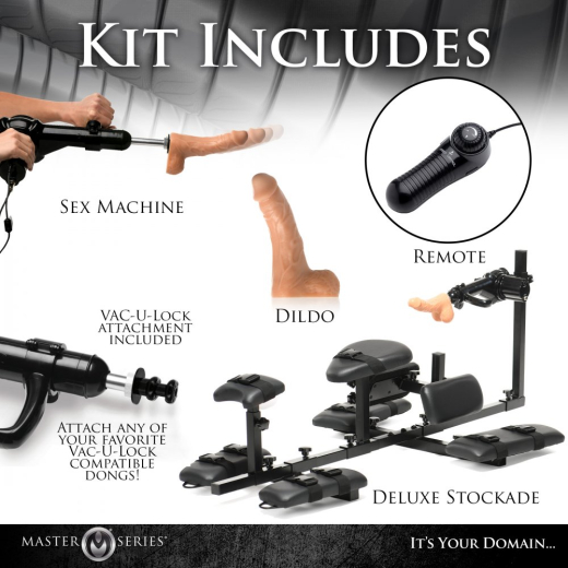 Bodenpranger m. Fickmaschine Subversion Deluxe mit gepolsterten Auflagen von MASTER SERIES kaufen