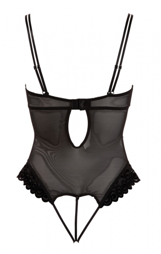 Body m. Hebe-BH & abnehmbaren Cups Strip-Body